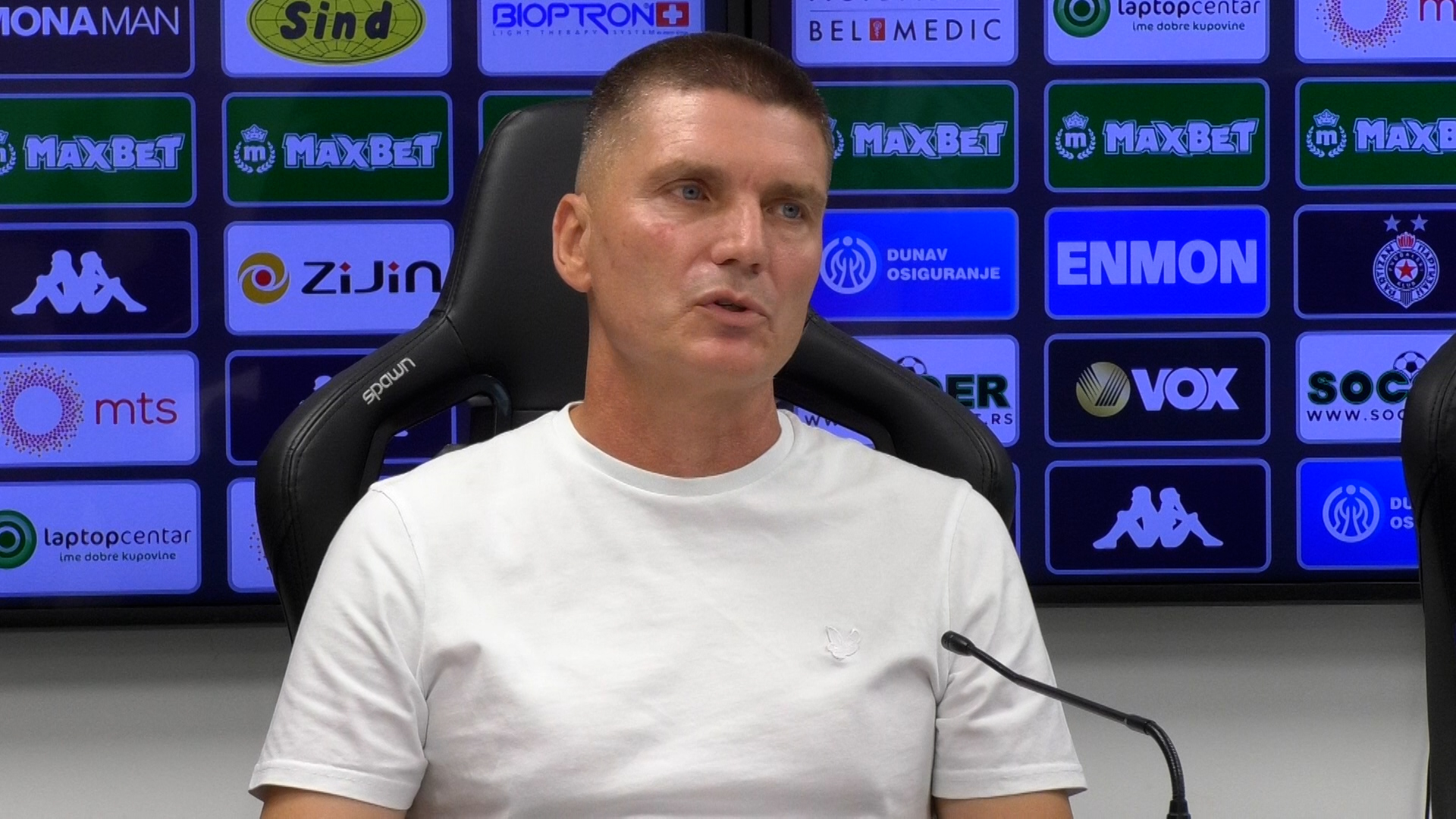 Beograd, Srdjan Blagojevic trener FK Partizan, o statistikama igraca FK Partizan Beograd, Srdjan Blagojevic trener FK Partizan, o statistikama igraca FK Partizan
